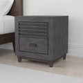  Nightstand, 2 Drawers, 24 Inch