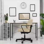 Commode étroite à 4 tiroirs - avec cadre en acier, plateau en bois et tiroirs en tissu faciles à tirer pour petits espaces, placards, chambre, salle de bain et buanderie