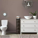 Commode étroite à 4 tiroirs - avec cadre en acier, plateau en bois et tiroirs en tissu faciles à tirer pour petits espaces, placards, chambre, salle de bain et buanderie