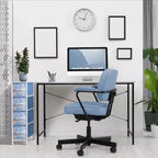 Commode étroite à 4 tiroirs - avec cadre en acier, plateau en bois et tiroirs en tissu faciles à tirer pour petits espaces, placards, chambre, salle de bain et buanderie
