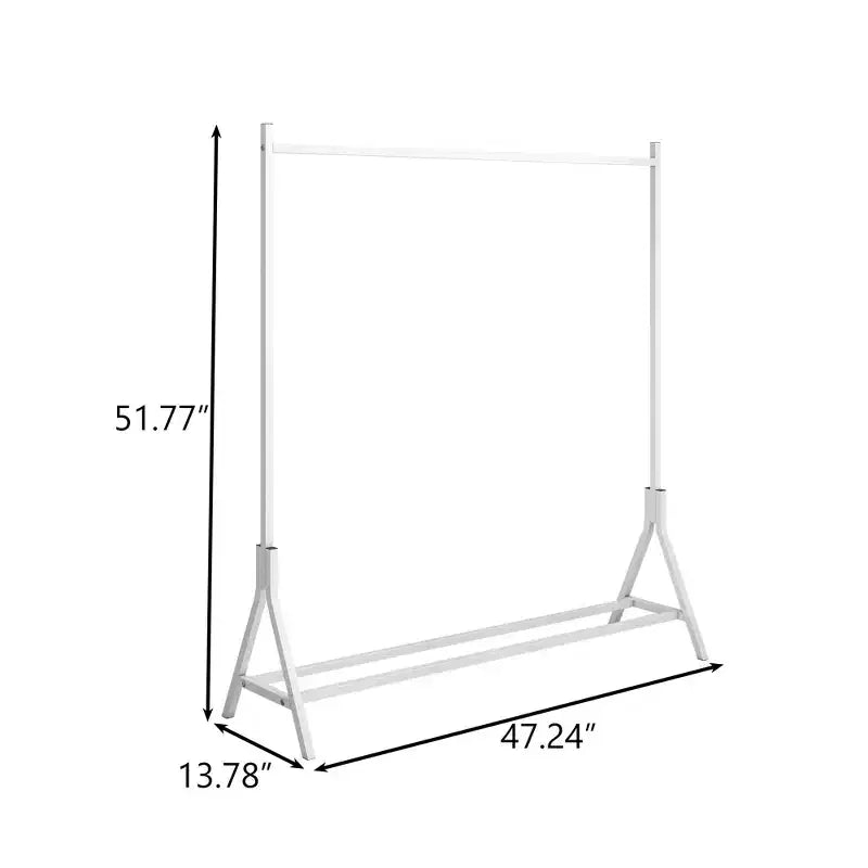 Porte-vêtements autoportant robuste avec 8 étagères grillagées réglables et 5 tringles à vêtements, organisateur de placard portable réglable, penderie