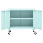 Armoire de rangement robuste, classeur autoportant à roulettes pour bureau à domicile, style industriel