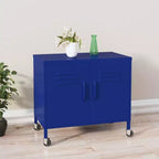 Armoire de rangement robuste, classeur autoportant à roulettes pour bureau à domicile, style industriel