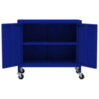 Armoire de rangement robuste, classeur autoportant à roulettes pour bureau à domicile, style industriel