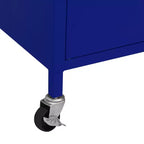 Armoire de rangement robuste, classeur autoportant à roulettes pour bureau à domicile, style industriel