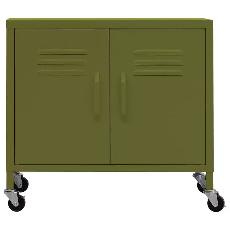 Armoire de rangement robuste, classeur autoportant à roulettes pour bureau à domicile, style industriel