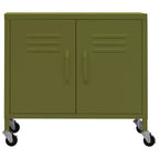 Armoire de rangement robuste, classeur autoportant à roulettes pour bureau à domicile, style industriel