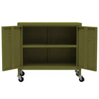Armoire de rangement robuste, classeur autoportant à roulettes pour bureau à domicile, style industriel