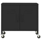 Armoire de rangement robuste, classeur autoportant à roulettes pour bureau à domicile, style industriel
