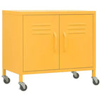 Armoire de rangement robuste, classeur autoportant à roulettes pour bureau à domicile, style industriel