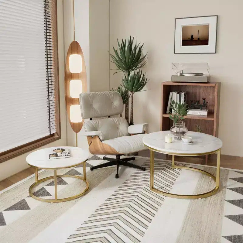 31 tables basses gigognes, table basse ronde pour le salon, la chambre