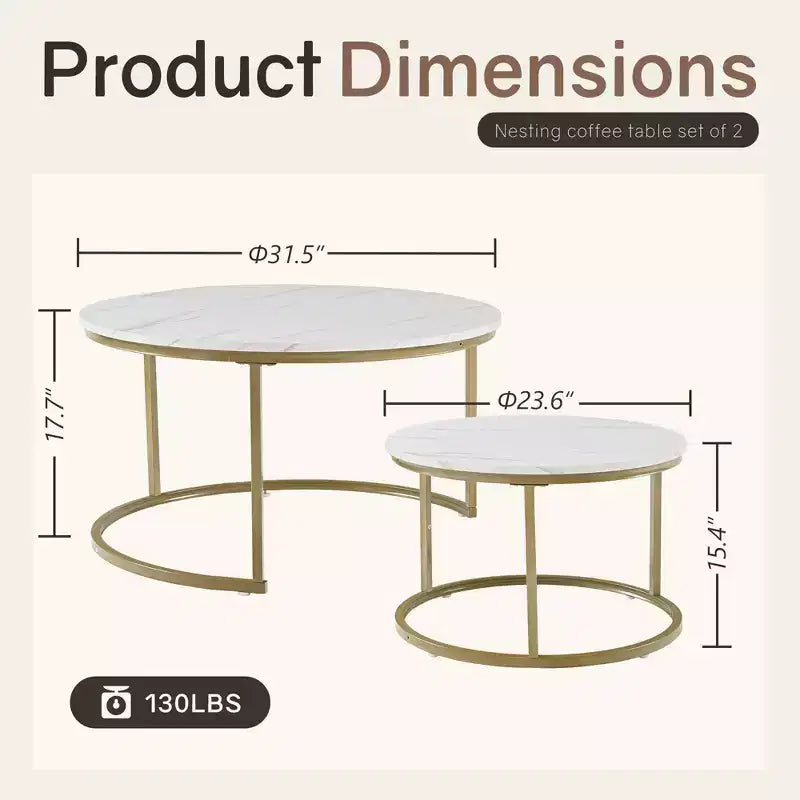 31 tables basses gigognes, table basse ronde pour le salon, la chambre