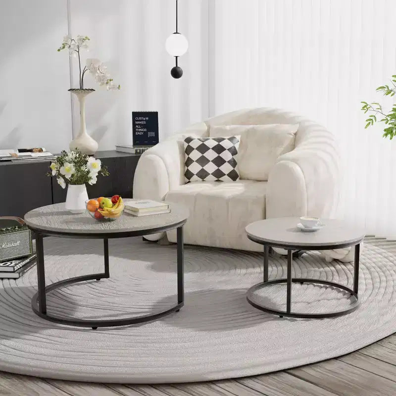 31 tables basses gigognes, table basse ronde pour le salon, la chambre