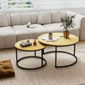 31 tables basses gigognes, table basse ronde pour le salon, la chambre