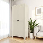 Armoire de rangement métallique avec portes doubles et étagères réglables; Forte capacité de charge; Idéale pour les cuisines, les salons et les chambres