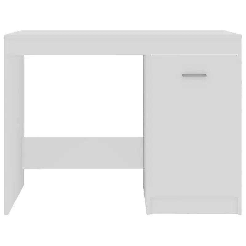 Bureau d'ordinateur moderne en chêne Sonoma de 100 cm avec armoire de rangement intégrée pour bureau à domicile