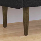 Tabouret de rangement en velours teddy avec espace de rangement, convient aux appartements, salons et chambres.