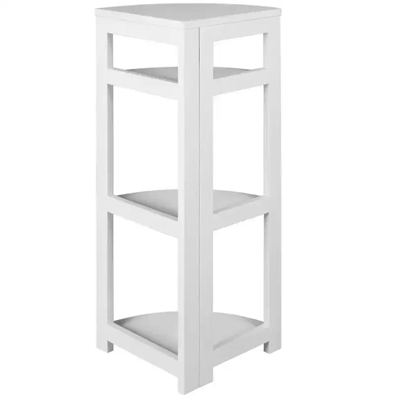 65 Présentoirs à Livres en MDF (Panneau de Fibres à Densité Moyenne) Blanc à 4 Niveaux