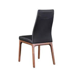 ,Chaise d'appoint moderne rembourrée avec piètement en bois massif - 2 par boîte