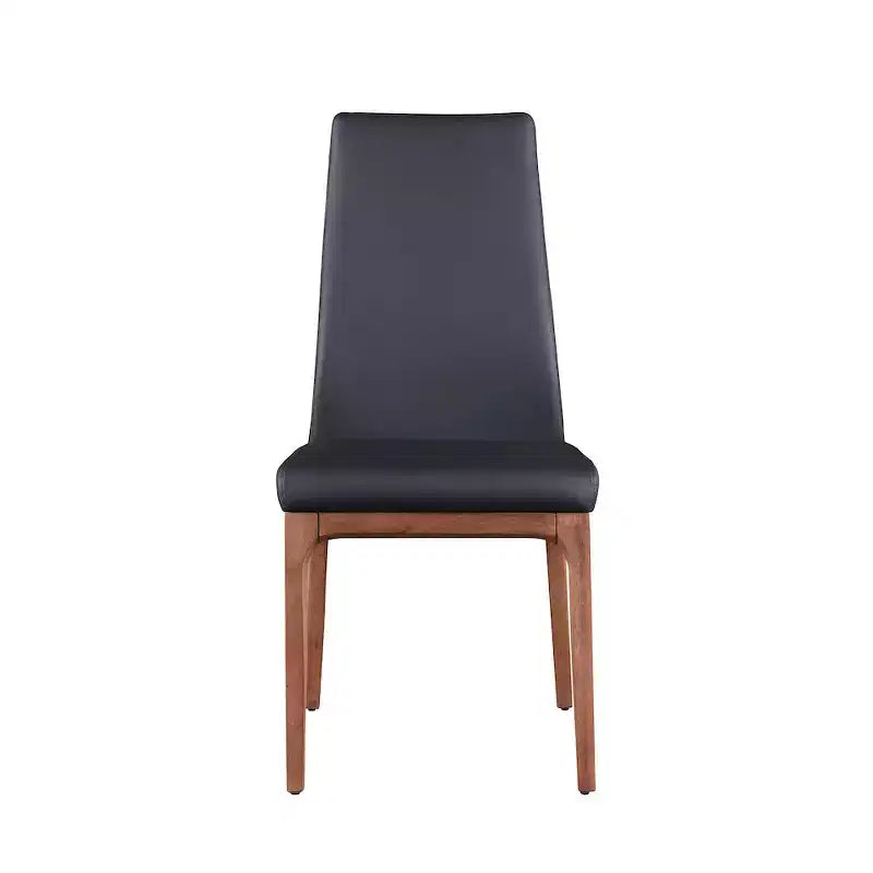 ,Chaise d'appoint moderne rembourrée avec piètement en bois massif - 2 par boîte
