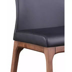 ,Chaise d'appoint moderne rembourrée avec piètement en bois massif - 2 par boîte