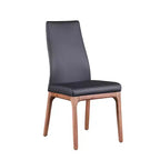 ,Chaise d'appoint moderne rembourrée avec piètement en bois massif - 2 par boîte