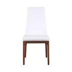 ,Chaise d'appoint moderne rembourrée avec piètement en bois massif - 2 par boîte