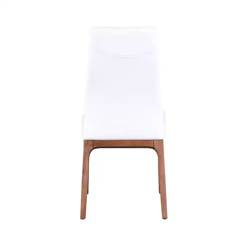 ,Chaise d'appoint moderne rembourrée avec piètement en bois massif - 2 par boîte
