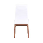 ,Chaise d'appoint moderne rembourrée avec piètement en bois massif - 2 par boîte