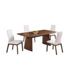 ,Chaise d'appoint moderne rembourrée avec piètement en bois massif - 2 par boîte