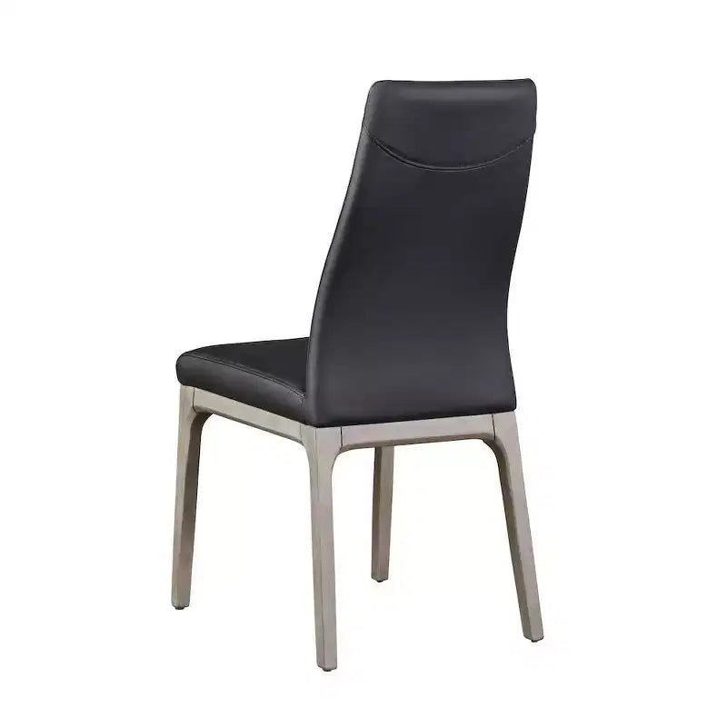 ,Chaise d'appoint moderne rembourrée avec piètement en bois massif - 2 par boîte