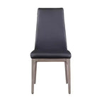 ,Chaise d'appoint moderne rembourrée avec piètement en bois massif - 2 par boîte