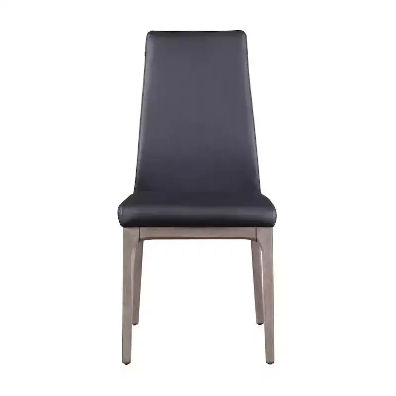 ,Chaise d'appoint moderne rembourrée avec piètement en bois massif - 2 par boîte
