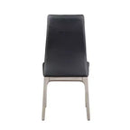 ,Chaise d'appoint moderne rembourrée avec piètement en bois massif - 2 par boîte