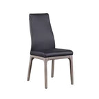 ,Chaise d'appoint moderne rembourrée avec piètement en bois massif - 2 par boîte