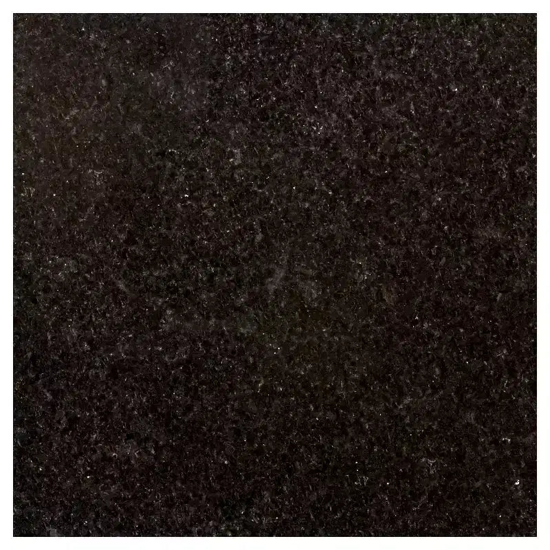 Desserte/Îlot de Cuisine en Granit Noir Massif – Acajou Vintage : Rangement sur Roulettes, Barre Porte-Serviette, 4 Portes