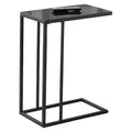 Accent Table with Mirror Top - Black - 