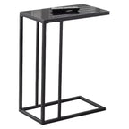 Accent Table with Mirror Top - Black - 