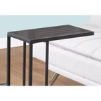Table d'appoint avec plateau miroir - Noir -