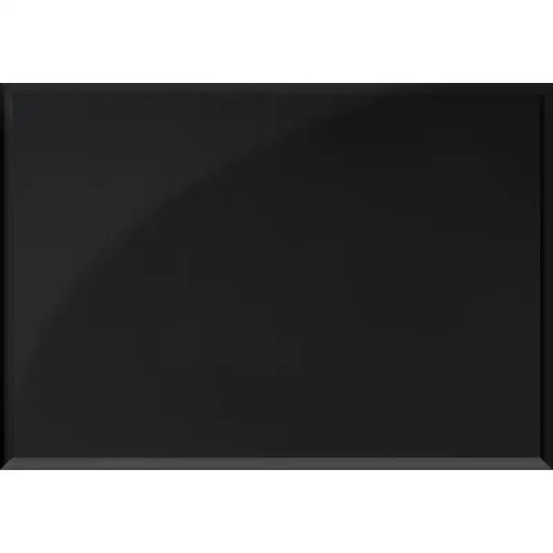 Table d'appoint avec plateau miroir - Noir -