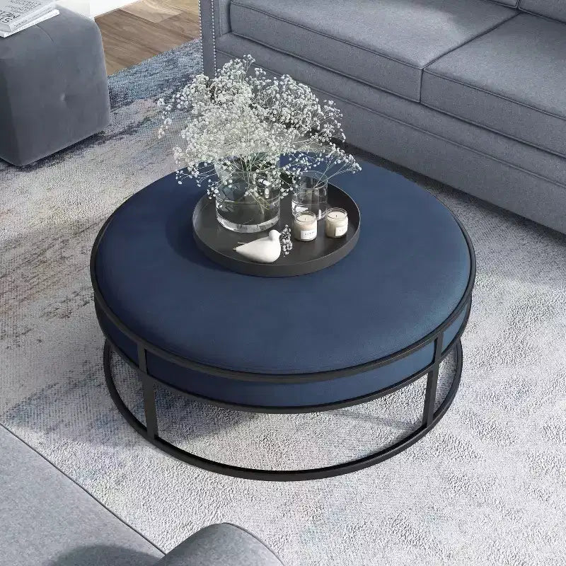 39.5 Pouf rond rembourré -
